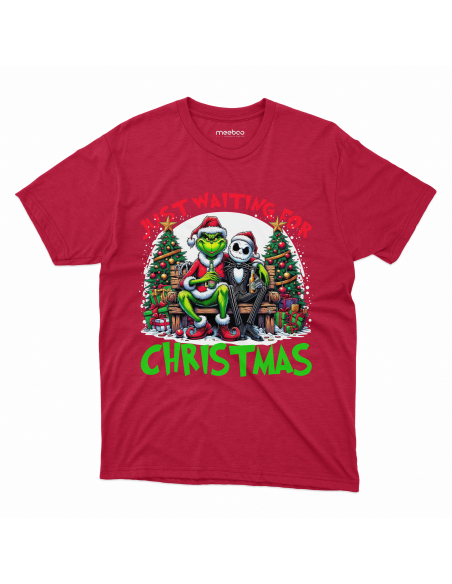 KOSZULKA MĘSKA Grinch just waiting for Christmas
