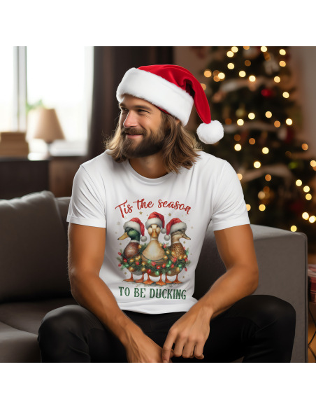 KOSZULKA MĘSKA Tis the season to be ducking
