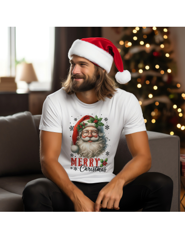 KOSZULKA MĘSKA Merry Christmas Mikołaj