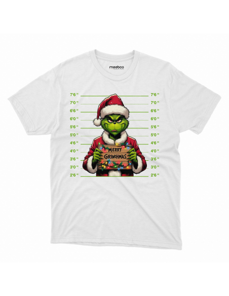 KOSZULKA MĘSKA Merry Grinchmas skazany