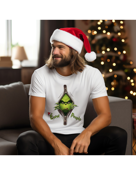 KOSZULKA MĘSKA Grinch Eww People suwak