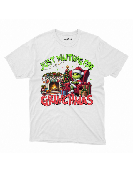 KOSZULKA MĘSKA Just waiting for Grinchmas