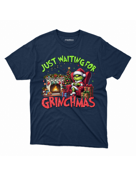 KOSZULKA MĘSKA Just waiting for Grinchmas