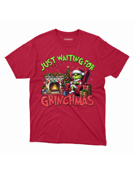 KOSZULKA MĘSKA Just waiting for Grinchmas