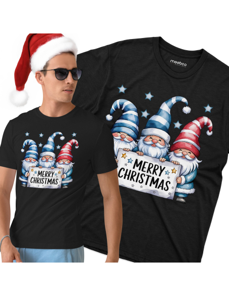 KOSZULKA MĘSKA Merry Christmas skrzaty