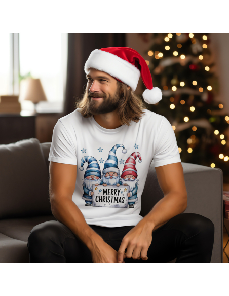 KOSZULKA MĘSKA Merry Christmas skrzaty