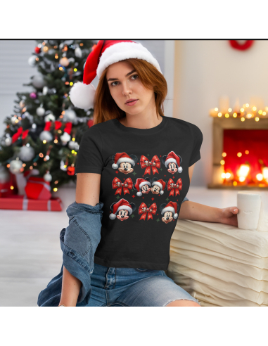 KOSZULKA DAMSKA Świąteczna Mickey Mouse