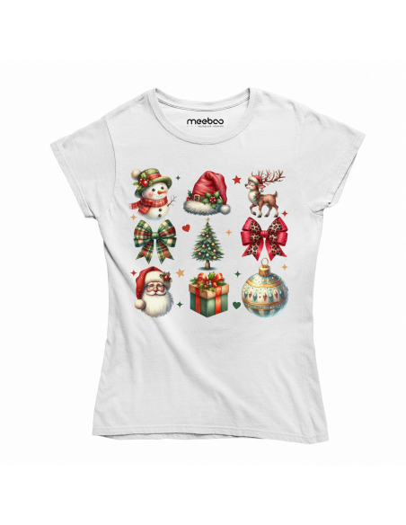 KOSZULKA DAMSKA Elementy świąteczne