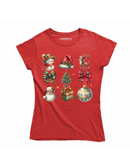 KOSZULKA DAMSKA Elementy świąteczne