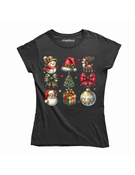 KOSZULKA DAMSKA Elementy świąteczne