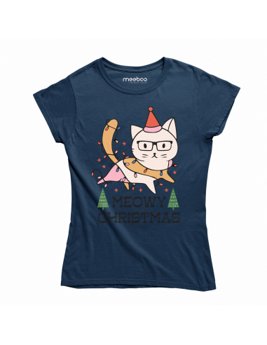 KOSZULKA DAMSKA Meowy Christmas