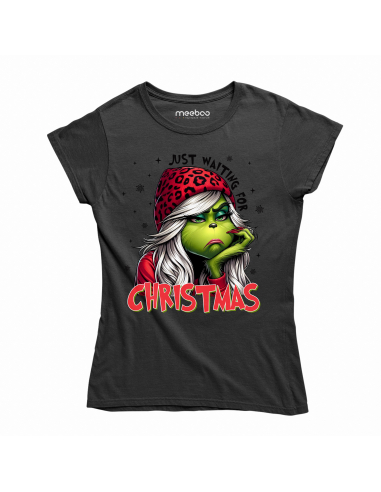 KOSZULKA DAMSKA Grinch just waiting...