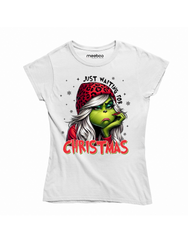 KOSZULKA DAMSKA Grinch just waiting...