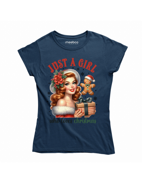 KOSZULKA DAMSKA Just a girl who loves Christmas