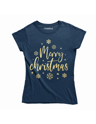 KOSZULKA DAMSKA Gold Merry Christmas