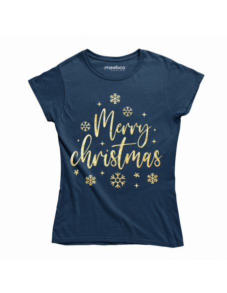 KOSZULKA DAMSKA Gold Merry Christmas