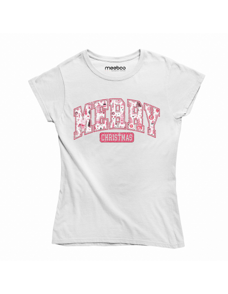 KOSZULKA DAMSKA Napis Merry Christmas