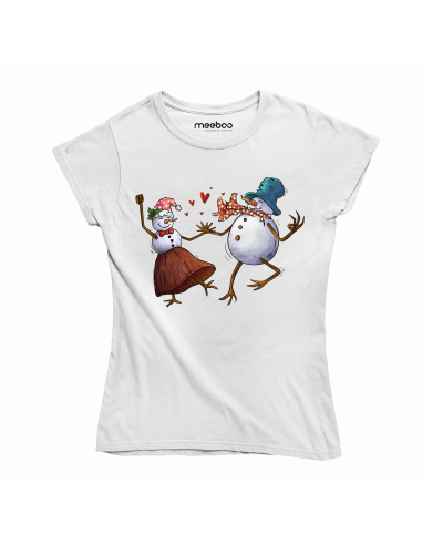 KOSZULKA DAMSKA Tańczące bałwany