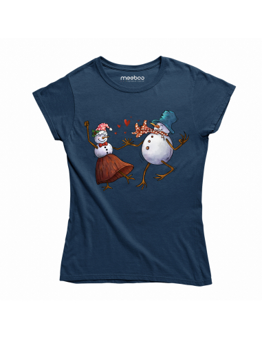 KOSZULKA DAMSKA Tańczące bałwany