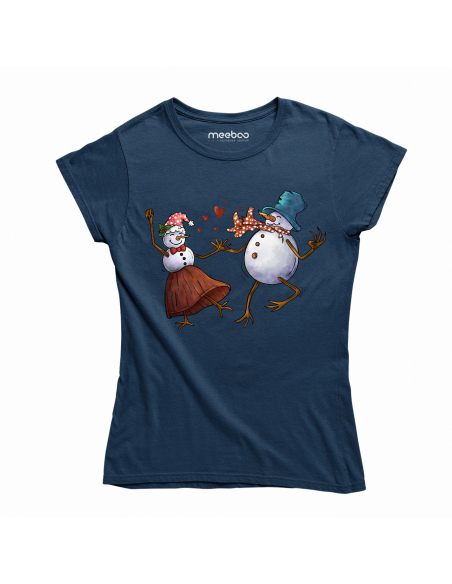 KOSZULKA DAMSKA Tańczące bałwany