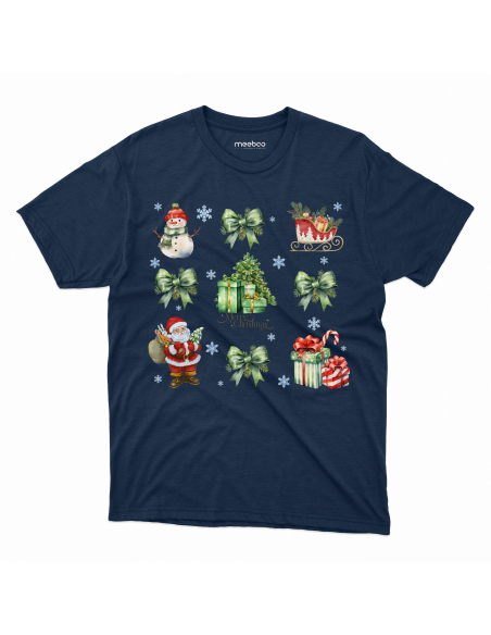 KOSZULKA DZIECIĘCA Choinka, prezenty i wstążki