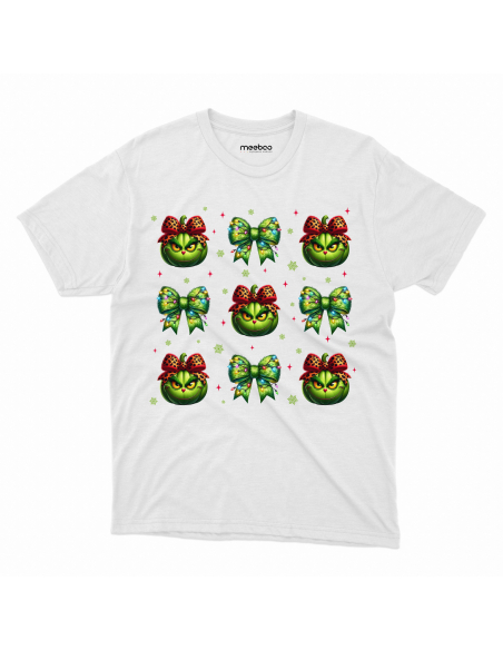 KOSZULKA DZIECIĘCA Grinch ze wstążkami