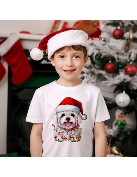 KOSZULKA DZIECIĘCA Świąteczny piesek