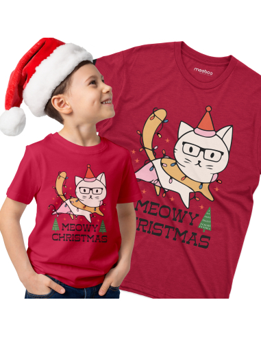 KOSZULKA DZIECIĘCA Meowy Christmas