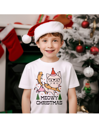 KOSZULKA DZIECIĘCA Meowy Christmas