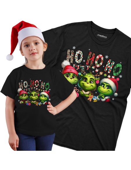 KOSZULKA DZIECIĘCA Małe Grinche Ho ho ho