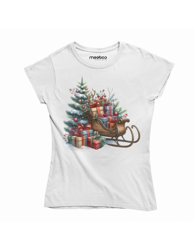 KOSZULKA DAMSKA Choinka, sanie z...