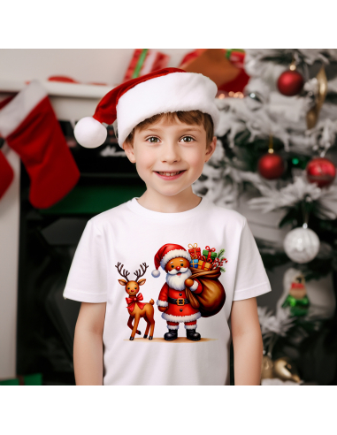 KOSZULKA DZIECIĘCA Mikołaj z workiem...