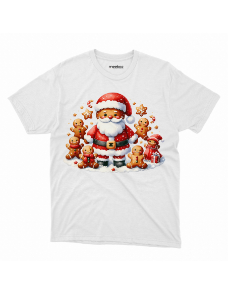 KOSZULKA DZIECIĘCA Mikołaj piernik z małymi piernikami