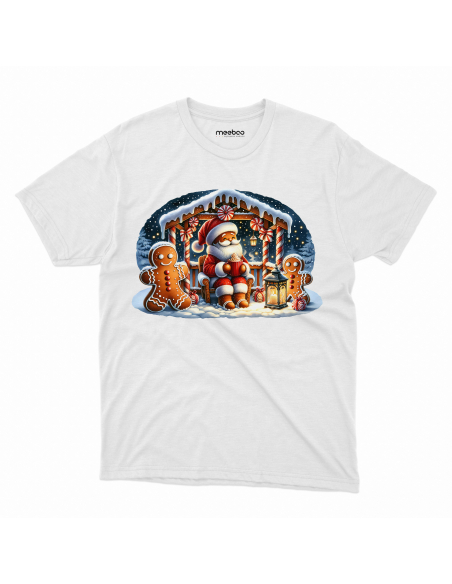 KOSZULKA DZIECIĘCA Mikołaj piernik siedzący w fotelu