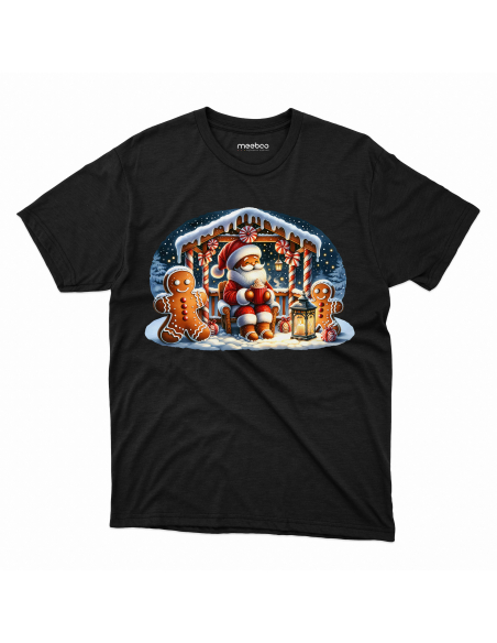 KOSZULKA DZIECIĘCA Mikołaj piernik siedzący w fotelu