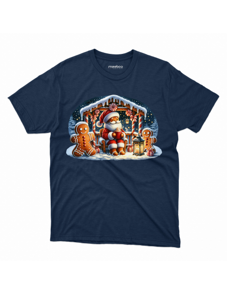 KOSZULKA DZIECIĘCA Mikołaj piernik siedzący w fotelu