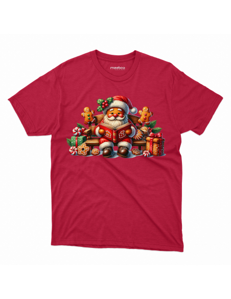 KOSZULKA DZIECIĘCA Mikołaj piernik czytający książkę