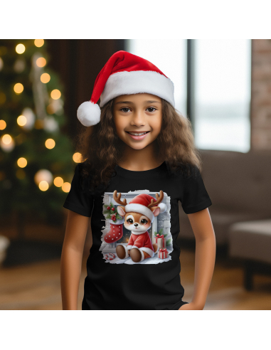 KOSZULKA DZIECIĘCA Reniferek w czapce...