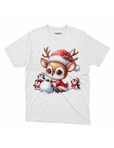 KOSZULKA DZIECIĘCA Reniferek w czapce...