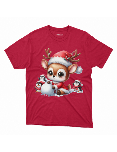 KOSZULKA DZIECIĘCA Reniferek w czapce...