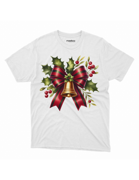 KOSZULKA DZIECIĘCA Świąteczna wstążka i jemioła