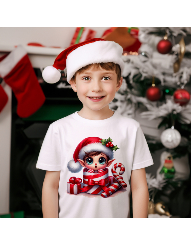 KOSZULKA DZIECIĘCA Elf w czapce...