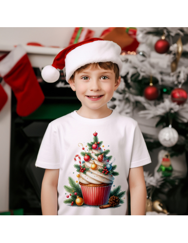 KOSZULKA DZIECIĘCA Babeczka choinka