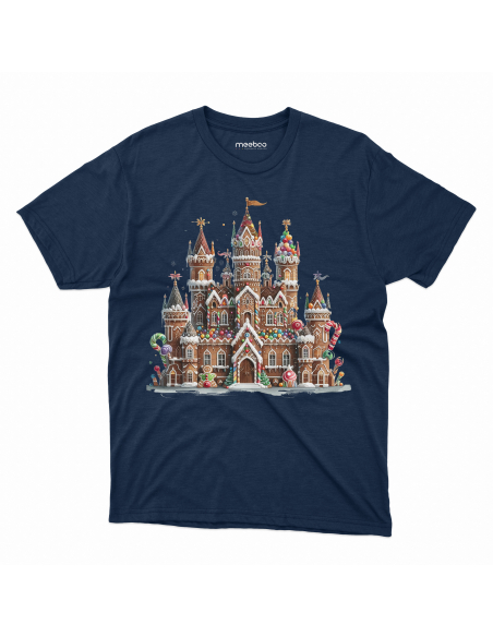 KOSZULKA DZIECIĘCA Bajkowy świąteczny zamek z piernika