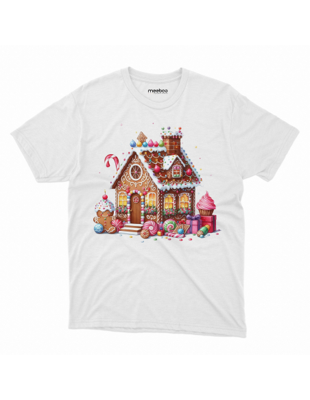 KOSZULKA DZIECIĘCA Świąteczny domek z piernika