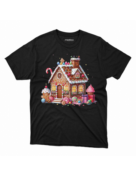 KOSZULKA DZIECIĘCA Świąteczny domek z piernika