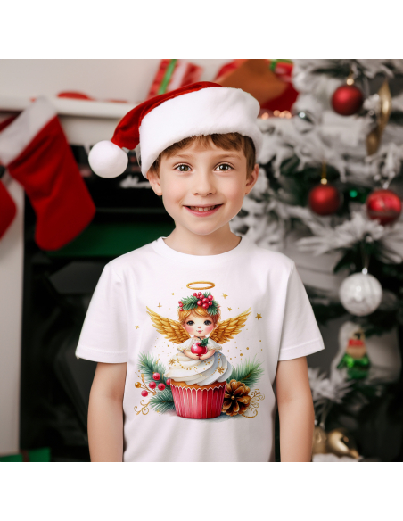KOSZULKA DZIECIĘCA Babeczka ze świątecznym aniołkiem