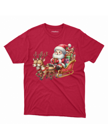 KOSZULKA DZIECIĘCA Mikołaj w saniach...