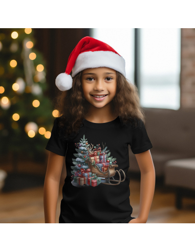 KOSZULKA DZIECIĘCA Choinka, sanie z...