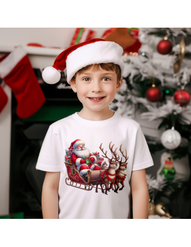 KOSZULKA DZIECIĘCA Mikołaj jadący...